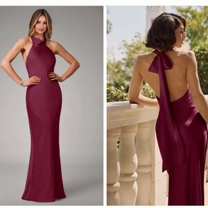 Azazie Velli - color: mulberry - size 10